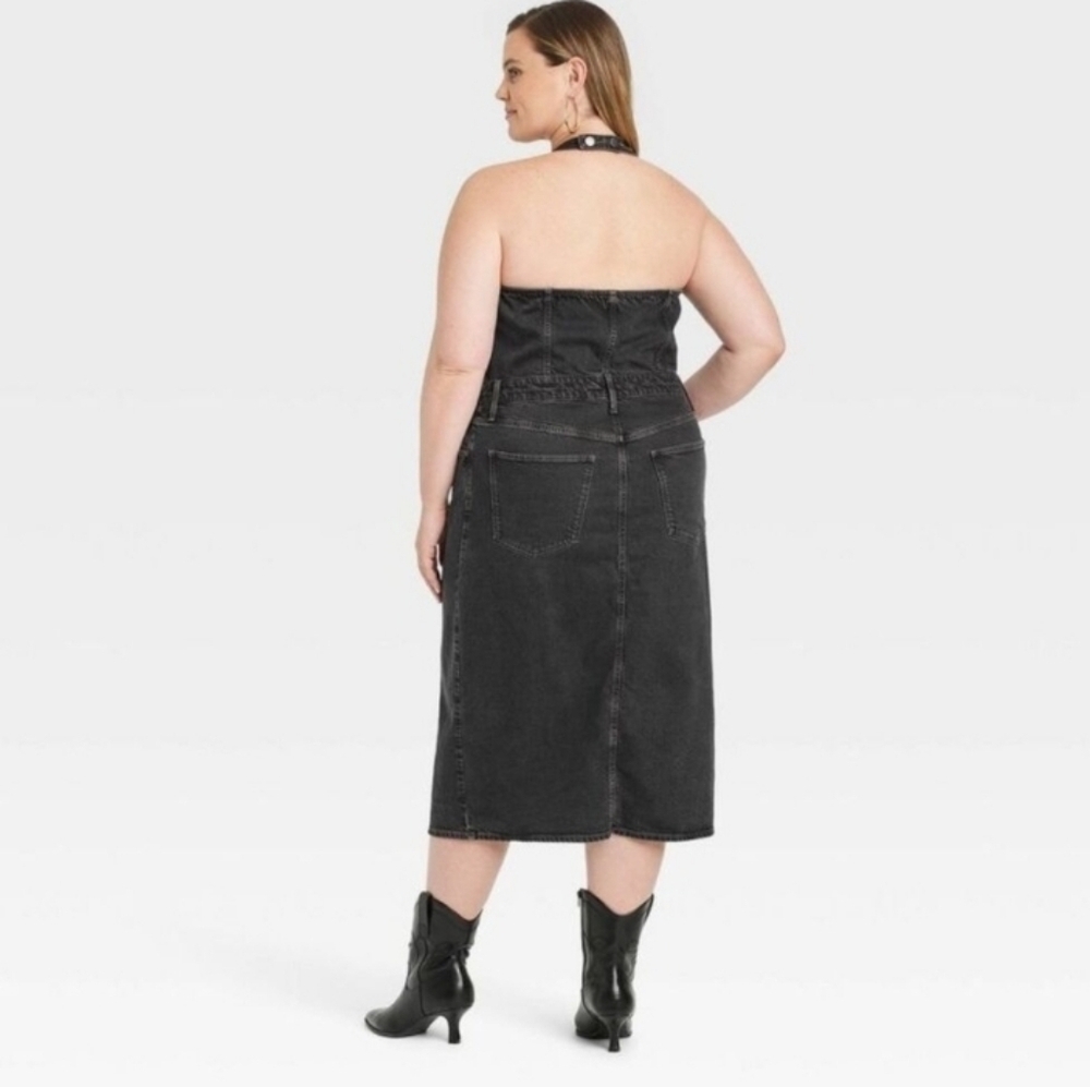 Universal Thread Women's Dresses Denim Midi Dress - Picture 4 of 8